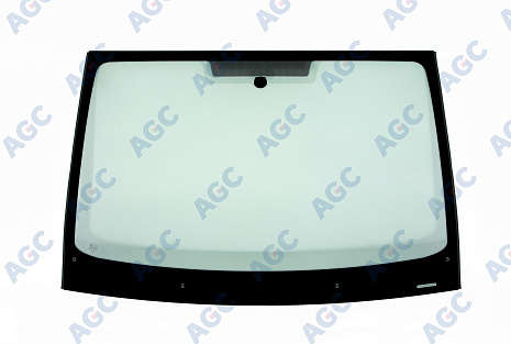 Фото MGC CITROEN BERLINGO/ PEUGEOT PARTNER 2008- Стекло ветровое Зеленое - Solar control -VIN-Инкапс- Изм.шелк