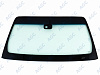 Фото MGC NISSAN PATHFINDER/NAVARA 2005- Стекло ветровое Зеленое/Голубая полоса + Solar control -ДД-VIN-Инкапс- Изм.шелк
