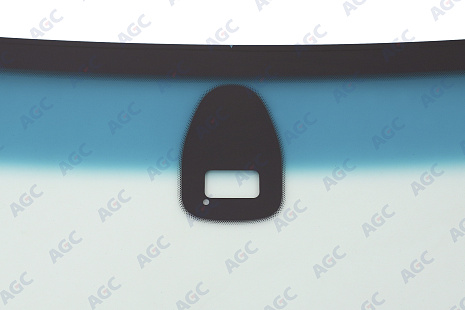 Фото NDG BMW X5 E53 2003-2006 Стекло ветровое Зеленое/Зеленая полоса + Solar control -Место для ДД- VIN-Изм.ДД