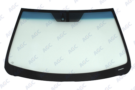 Фото NDG TOYOTA CAMRY VI 4D СЕД 2006- Стекло ветровое Зеленое/Зеленая полоса -Место для ДД-VIN (Без молдинга)