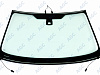 Фото MGC FORD MONDEO 2007- Стекло ветровое Зеленое - Solar control -С полным обогревом-ДД-VIN-Доп.обор- Изм.шелк