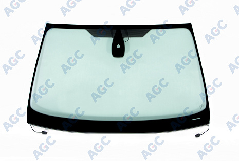 Фото MGC FORD MONDEO 2013- Стекло ветровое Зеленое + Шумоизоляция -С полным обогревом-Изм.ДД-VIN-Доп.обор- Изм.шелк
