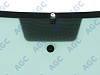 Фото MGC VOLKSWAGEN JETTA 2015- Стекло ветровое Зеленое - Solar control -С полным обогревом-VIN-Инкапс- Из.разм