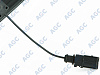 Фото MGC VOLKSWAGEN TOUAREG/PORSCHE CAYENNE 2002- Стекло ветровое Зеленое/Серая полоса + Solar control -С полным обогревом-VIN-Инкапс