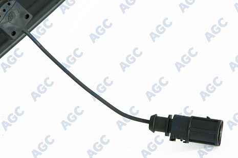 Фото MGC VOLKSWAGEN TOUAREG/PORSCHE CAYENNE 2002- Стекло ветровое Зеленое/Серая полоса + Solar control -С полным обогревом-VIN-Инкапс