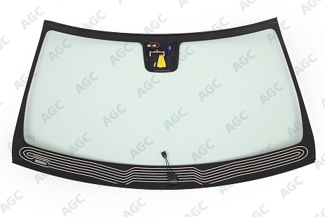 Фото MGC MERCEDES ML W166 2011- Стекло ветровое Зеленое + Шумоизоляция -Кам -С обогревом зоны дворн-ДД-VIN-Доп.обор-Инкапс