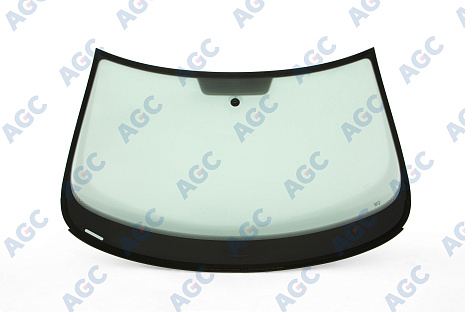 Фото MGC SKODA RAPID I 2012-/RAPID II/VW POLO VI/JETTA VA3 2020- Стекло ветровое Зеленое - Solar control -VIN-Доп.обор