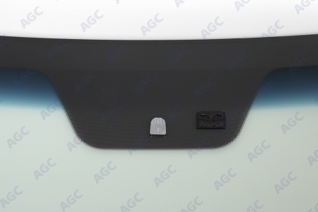 Фото MGC HYUNDAI i40 2011- Стекло ветровое Зеленое/Голубая полоса + Solar control -С обогревом зоны дворников-ДД- Без Датч.влажн-VIN