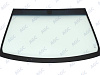 Фото MGC NISSAN ALMERA 2000-/ALMERA CLASSIC 2006- Стекло ветровое Зеленое/Голубая полоса + Solar control- Держ.зерк