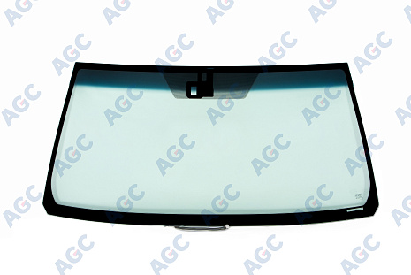 Фото MGC TOYOTA LANDCRUISER J200 2008- Стекло ветровое Зеленое/Голубая полоса -С обогревом зоны дворников-ДД-VIN- Изм.шелк