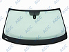 Фото MGC VOLKSWAGEN TOUAREG 2010-2018 Стекло ветровое Зеленое + Шумоизоляция -ДД-VIN-Доп.обор-Инкапс