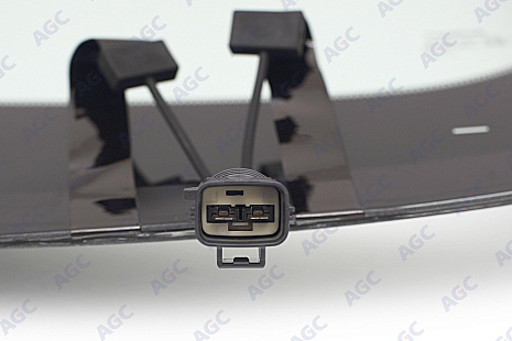 Фото NDG LAND ROVER FREELANDER 2006- Стекло ветровое Зеленое - Solar control -С полным обогревом-Место для ДД-VIN-Без молдинга