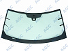 Фото MGC LAND ROVER DISCOVERY IV 2009- Стекло ветровое Зеленое - Solar control -С полным обогревом-Изм.ДД-VIN-Доп.обор-Изм.держ.зерк+шелк