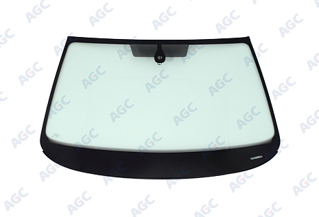 Фото MGC SKODA OCTAVIA A7 2014- Стекло ветровое Зеленое -С полным обогревом-ДД-VIN-Верх.молдинг (Инкапс.) + Ниж.молд- Изм.шелк