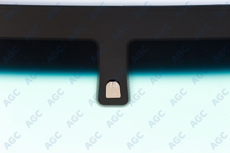 Фото MGC KIA SORENTO 2009- Стекло ветровое Зеленое/Голубая полоса + Solar control -С обогревом зоны дворников-VIN