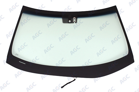 Фото AGC LEXUS ES 200/250 VI/300H/350 VI 2013-Стекло ветровое Зеленое/Голубая полоса- ДД- С обогревом зоны дворников-VIN