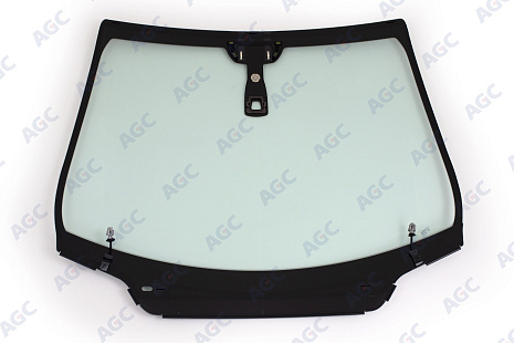 Фото AGC CITROEN C4 II 2010- Стекло ветровое Зеленое + Шумоизоляция -С полным обогревом-ДД-VIN-Доп.обор