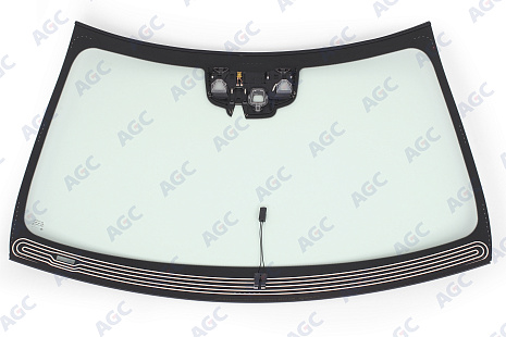 Фото MGC MERCEDES S-CLASS W222 2013- Стекло ветровое Зеленое + Шумоизоляция -Кам.движения по полосе - С обогревом зоны дворн - ДД -VIN -Доп.обор -Инкапс