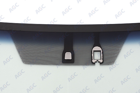Фото MGC TOYOTA LANDCRUISER J200 2015- Стекло ветровое Зеленое/Голубая полоса + Шумоизоляция -С полным обогревом+зоны дворников-Изм.ДД-VIN- Изм.шелк