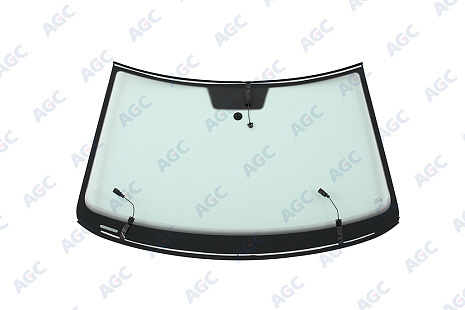 Фото MGC VOLKSWAGEN POLO V 4D СЕД 2015- Стекло ветровое Зеленое - Solar control -С полным обогревом-VIN-Доп.обор