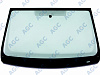 Фото MGC PEUGEOT TRAVELLER/EXPERT/CITROEN SPACETOURER/JUMPY 2016- Стекло ветровое Зеленое - Solar control -VIN-Инкапс