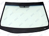 Фото MGC HYUNDAI SOLARIS 2010-/KIA RIO 2011- Стекло ветровое Зеленое/Голубая полоса -VIN