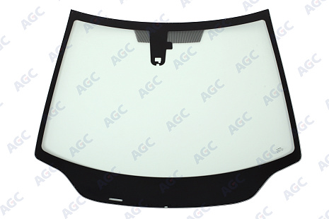 Фото NDG HONDA CIVIC 2005- Стекло ветровое Зеленое - Solar Control -Шелк под ДД- VIN- Изм.шелк (без молдинга)