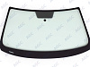 Фото NDG VOLKSWAGEN JETTA 2011- Стекло ветровое Зеленое - Solar control -VIN- Из.разм (Без молдинга)