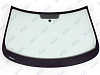 Фото NDG SKODA RAPID I 2012-/RAPID II/VW POLO VI/JETTA VA3 2020- Стекло ветровое Зеленое - Solar control -VIN (Без молдинга)