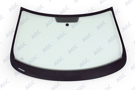 Фото NDG SKODA RAPID I 2012-/RAPID II/VW POLO VI/JETTA VA3 2020- Стекло ветровое Зеленое - Solar control -VIN (Без молдинга)