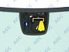 Фото MGC MERCEDES GLK X204 2008- Стекло ветровое Зеленое - Solar control -Кам-ДД-VIN-Изм.доп.оборуд