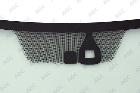 Фото NDG MITSUBISHI OUTLANDER XL/PEUGEOT 4007/CITROEN C-CROSSER 2007- Стекло ветровое Зеленое -С обогревом зоны дворников-Место для ДД- Изм.шелк