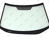 Фото MGC HONDA CR-V 2007- Стекло ветровое Зеленое -VIN