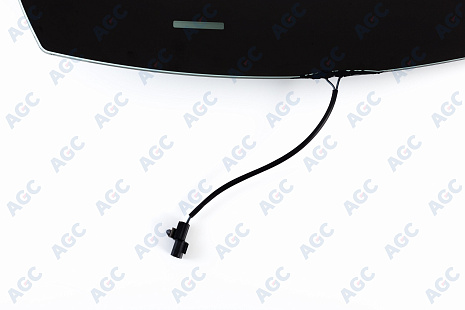Фото MGC HYUNDAI iX55 2009- Стекло ветровое Зеленое/Голубая полоса + Solar control -С обогревом зоны дворников-ДД-VIN- Изм.шелк