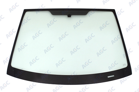Фото MGC FORD FIESTA V 2002-2008 Стекло ветровое Зеленое - Solar control -VIN