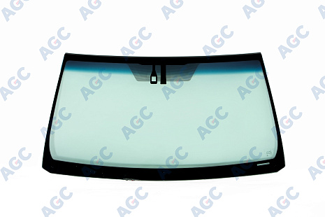 Фото MGC TOYOTA LANDCRUISER 150 PRADO 2009- Стекло ветровое Зеленое/Голубая полоса + Solar control -С обогревом зоны дворников-ДД-Доп.обор