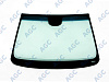 Фото MGC CHEVROLET CRUZE 2009- Стекло ветровое Зеленое/Голубая полоса + Solar control -ДД-VIN