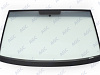 Фото NDG VOLKSWAGEN MULTIVAN/TRANSPORTER T5 2003- Стекло ветровое Зеленое/Серая полоса + Solar control - Ант -VIN- Изм.шелк (Без молдинга)