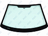 Фото MGC БЕЗ РГ! FORD FIESTA V 2002-2008 Стекло ветровое Зеленое - Solar control -VIN-Доп.обор