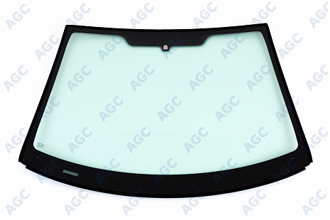 Фото MGC БЕЗ РГ! FORD FIESTA V 2002-2008 Стекло ветровое Зеленое - Solar control -VIN-Доп.обор