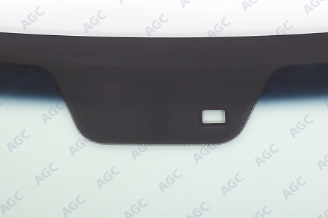 Фото NDG HYUNDAI i40 2011- Стекло ветровое Зеленое/Голубая полоса + Solar control -С обогревом зоны дворников-Место для ДД - Датч.влажности-VIN