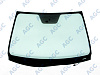 Фото MGC KIA CEED 2006- Стекло ветровое Зеленое - Solar control -С обогревом зоны дворников -ДД-VIN- Изм.шелк