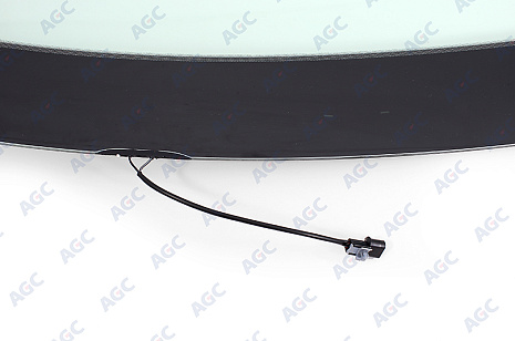 Фото MGC HYUNDAI H1 2007- Стекло ветровое Зеленое/Голубая полоса -С обогревом зоны дворников