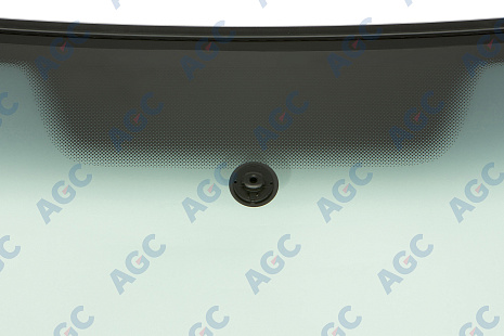 Фото AGC VOLKSWAGEN GOLF V 2003- Стекло ветровое зеленое/Серая полоса + Solar control -VIN-Инкапс