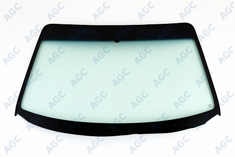 Фото MGC MAZDA 3 2003- Стекло ветровое Зеленое/Голубая полоса- ЛЕВЫЙ РУЛЬ- Доп.обор