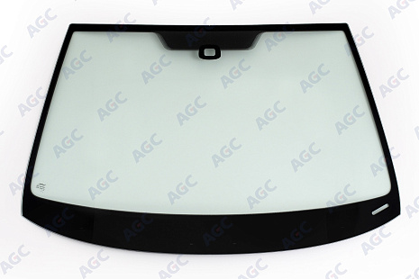 Фото NDG SKODA OCTAVIA A5 2009- Стекло ветровое Зеленое - Solar control -Место для ДД-VIN- Изм.дд+шелк (Без молдинга)