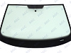 Фото NDG VOLKSWAGEN JETTA 2005- Стекло ветровое Зеленое - Solar Control -VIN-Нижний молдинг -Изм.полож.Держ.Зерк
