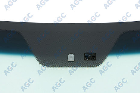 Фото MGC HYUNDAI iX35 2013- Стекло ветровое Зеленое/Голубая полоса -С обогревом зоны дворников-ДД-VIN