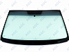 Фото MGC VOLKSWAGEN TOUAREG/PORSCHE CAYENNE 2002- Стекло ветровое Зеленое/Серая полоса + Solar control -VIN-Инкапс