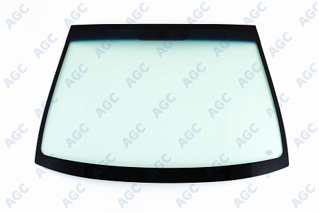 Фото MGC HYUNDAI GETZ 2002- Стекло ветровое Зеленое/Голубая полоса + Solar control